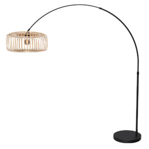 mexlite-vloerlamp-flair-zwart-bamboemetaal-booglamp-e27-4665zw-1