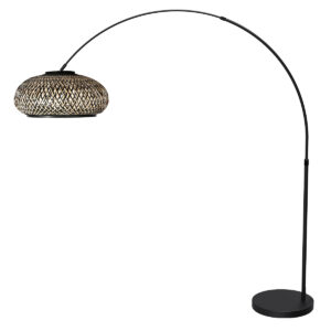 mexlite-vloerlamp-flair-zwart-bamboemetaal-booglamp-e27-4666zw-1