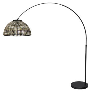 mexlite-vloerlamp-flair-zwart-bamboemetaal-booglamp-e27-4667zw-1