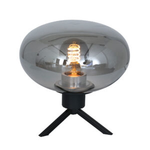 steinhauer-tafellamp-reflexion-zwart-glasmetaal-ø22cm-e27-2681zw-0