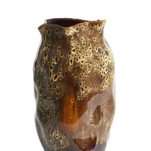 light&livingaltheavaaskeramiekdonkerbruin+creme+oranje-o25,5x45,5cm-0