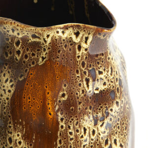 light&livingaltheavaaskeramiekdonkerbruin+creme+oranje-o25,5x45,5cm-2