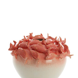 light&livingkeramiekvaasfishinkoraal+creme-o40x27cm-168