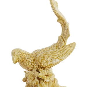 light&livingornamentbirdokergeelkeramiek-21,5x17x35cm-0
