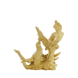 light&livingornamentbirdskeramiekokergeel-43x21x43cm-1