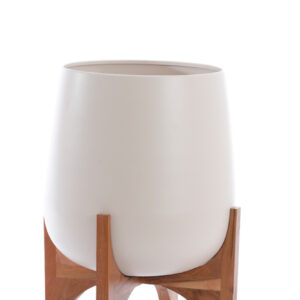 light&livingpotkarunaopvoethoutmetmatcreme-o44x53cm-346