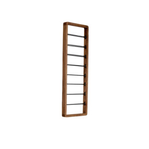 light&livingwijnreksorrentovanhoutbruinmatzwart8flessen-40x6x120cm-1