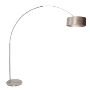 steinhauer-vloerlamp-sparkledlight-staal-metaalstof-booglamp-e27-8125st-0