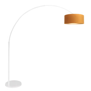 steinhauer-vloerlamp-sparkledlight-wit-metaalveloursstof-booglamp-e27-7173w-1