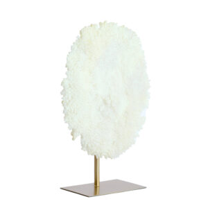 light&livingornamentcoralopvoetincremeenantiekbrons-46x20x69cm-1