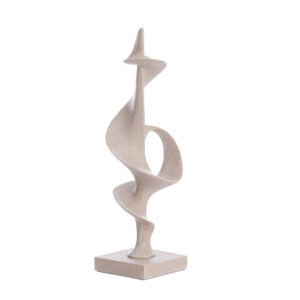 light&livingornamentlovinacvankunststoftaupe-19x16x47cm-1