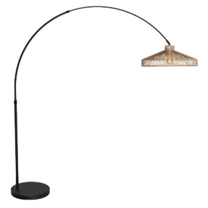 mexlite-vloerlamp-flair-zwart-katoenmetaal-booglamp-e27-4669zw-0
