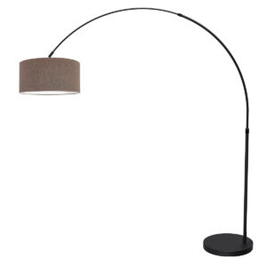 mexlite-vloerlamp-flair-zwart-metaaltextiel-booglamp-e27-4658zw-1