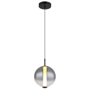 globo-hanglamp-lacy-zwart-glas-o25cm-led-15798h-0