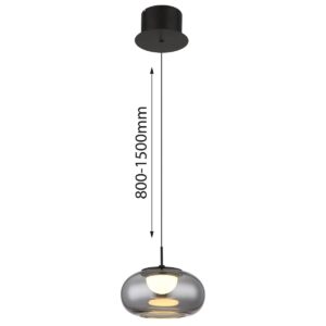 globo-hanglamp-quintara-zwart-glas-o20cm-led-15744h-0