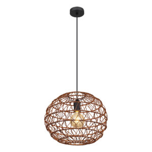 globo-hanglamp-senni-bruin-metaal-o39cm-e27-15689h1b-0