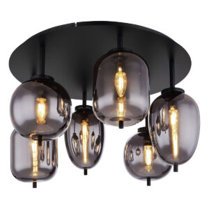 globo-plafonniere-blacky-zwart-glassmokeglas-o65cm-e14-15345-6d-0