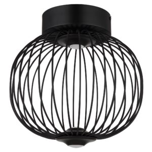 globo-plafonniere-galway-zwart-metaal-o30cm-led-15652d-1