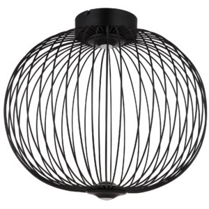 globo-plafonniere-galway-zwart-metaal-o50cm-led-15652d1-1