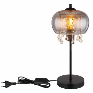 globo-tafellamp-corry-zwart-glas-o21cm-led_e27-15839t-2