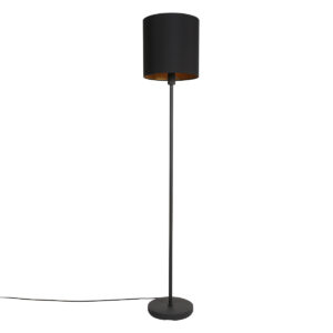 mexlite-vloerlamp-noor-zwart-linnenmetaal-o30cm-e27-1564zw-1