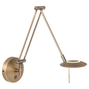 steinhauer-wandlamp-zodiacled-brons-kunststofmetaal-bedlampje-led-2110br-0