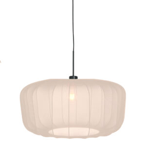 hanglamp-beige-sparkledlight-metaaltextiel-o60cm-e27-4485zw-steinhauer-0