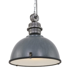 hanglamp-grijs-bikkel-glasmetaal-o52cm-e27-7834gr-steinhauer-0
