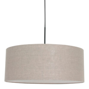 hanglamp-grijs-sparkledlight-linnenmetaaltextiel-o50cm-e27-8155zw-steinhauer-0