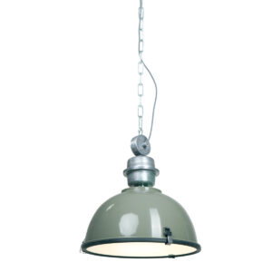 hanglamp-groen-bikkel-glasmetaal-o42cm-e27-7586g-steinhauer-0