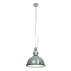 hanglamp-groen-bikkel-glasmetaal-o42cm-e27-7586g-steinhauer-1
