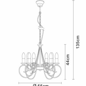 hanglamp-messing-truncatus-metaal-o55cm-e14-69003-8-globo-1