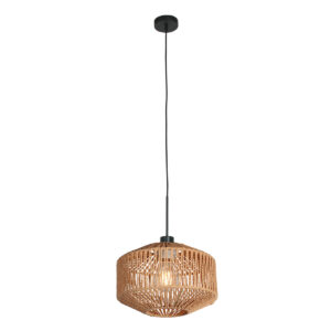 hanglamp-naturel-sparkledlight-metaaltouw-o23cm-e27-4481zw-steinhauer-1