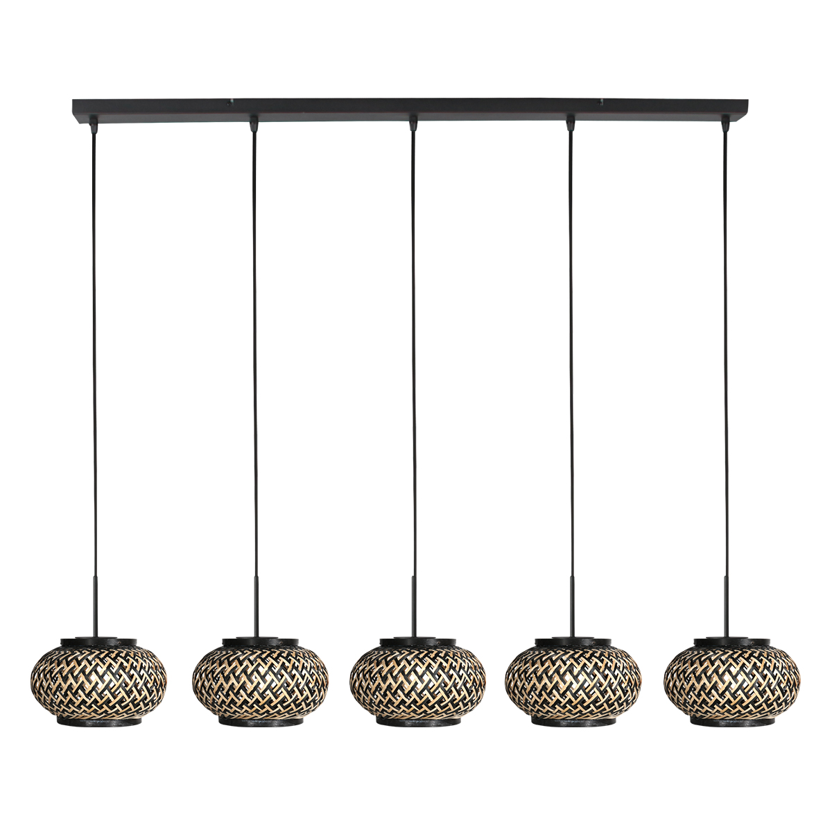 hanglamp-naturelzwart-haloswap-bamboemetaal-groteeettafellamp-e27-4528zw-steinhauer-0