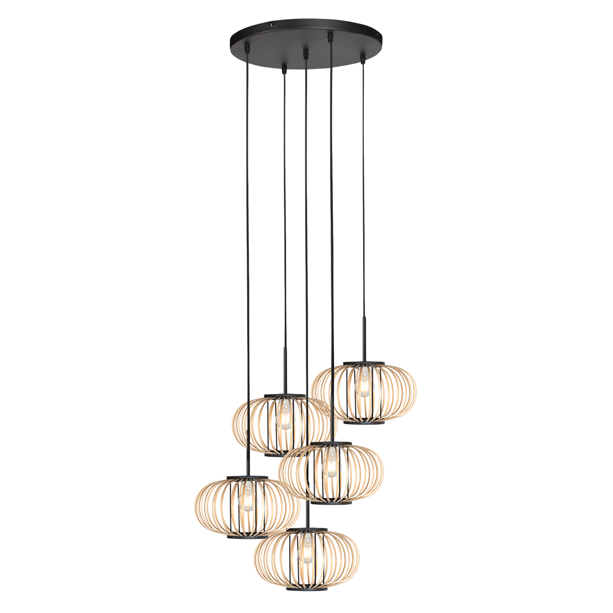 hanglamp-naturelzwart-haloswap-bamboemetaal-o55cm-e27-4523zw-steinhauer-0