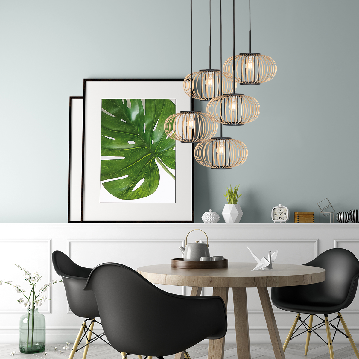 hanglamp-naturelzwart-silva-bamboemetaal-o50cm-e27-4524zw-mexlite-2