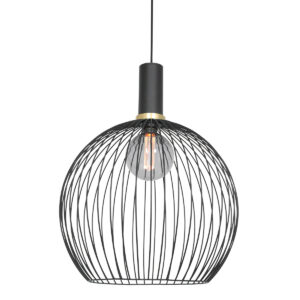 hanglamp-zwart-aureole-kunststofmetaal-o42cm-e27-3068zw-mexlite-0