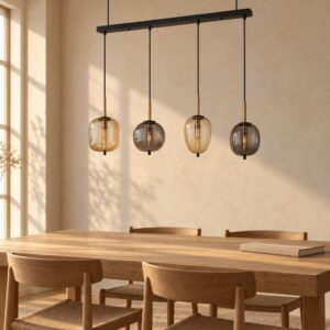 hanglamp-zwart-blacky-glas-groteeettafellamp-e14-15345-4a-globo-1