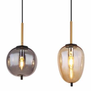 hanglamp-zwart-blacky-glas-groteeettafellamp-e14-15345-4a-globo-2