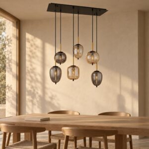 hanglamp-zwart-blacky-glas-groteeettafellamp-e14-15345-6a-globo-1