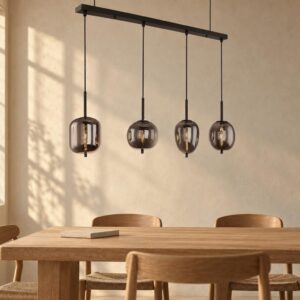 hanglamp-zwart-blacky-glassmokeglas-groteeettafellamp-e14-15345-4-globo-1