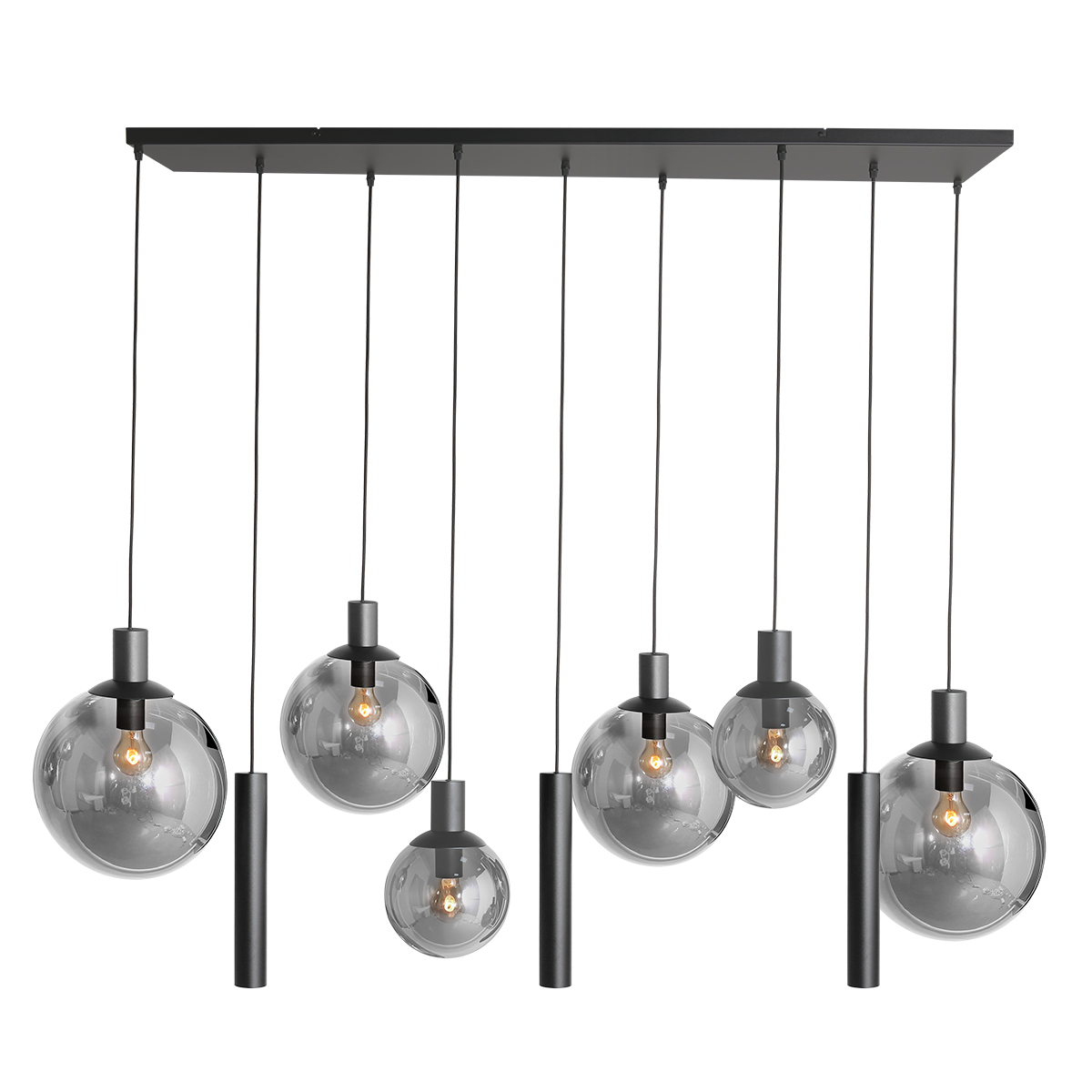 hanglamp-zwart-bollique-elektronicaglasmetaal-designlamp-e27_gu10-3798zw-steinhauer-0