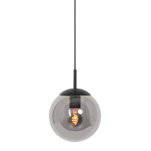 hanglamp-zwart-bollique-elektronicaglasmetaal-o20cm-e27-3496zw-steinhauer-0