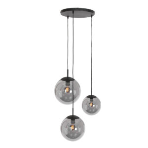hanglamp-zwart-bollique-elektronicaglasmetaal-o40cm-e27-3123zw-steinhauer-0