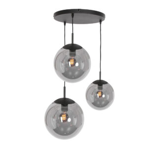 hanglamp-zwart-bollique-elektronicaglasmetaal-o40cm-e27-3123zw-steinhauer-1