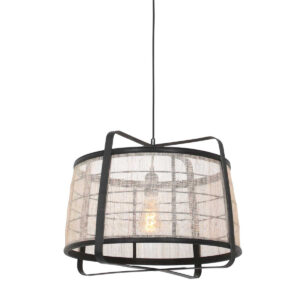 hanglamp-zwart-capos-metaaltextiel-o48cm-e27-3511zw-annelighting-0