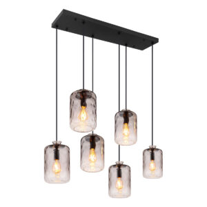 hanglamp-zwart-darina-metaalsmokeglas-groteeettafellamp-e27-16046-6h-globo-0