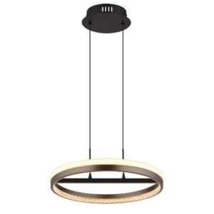 hanglamp-zwart-della-metaal-o40cm-led-67179h-globo-0