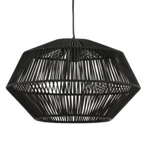 hanglamp-zwart-deya-katoen-o40cm-e27-2970312-light-living-312