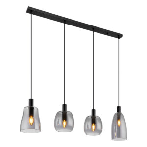 hanglamp-zwart-garri-glassmokeglas-groteeettafellamp-e14-15789-4hb-globo-0